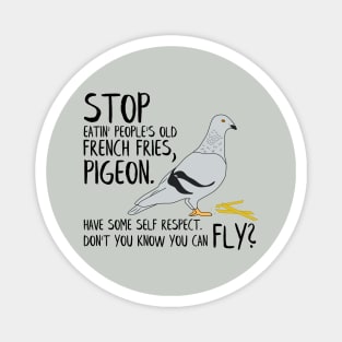 Stop Pidgeon - Tracy Morgan 30 Rock Quote Magnet